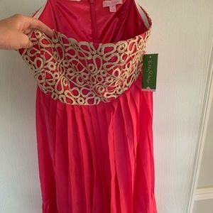 Jillie Dress Chiffon - Pink